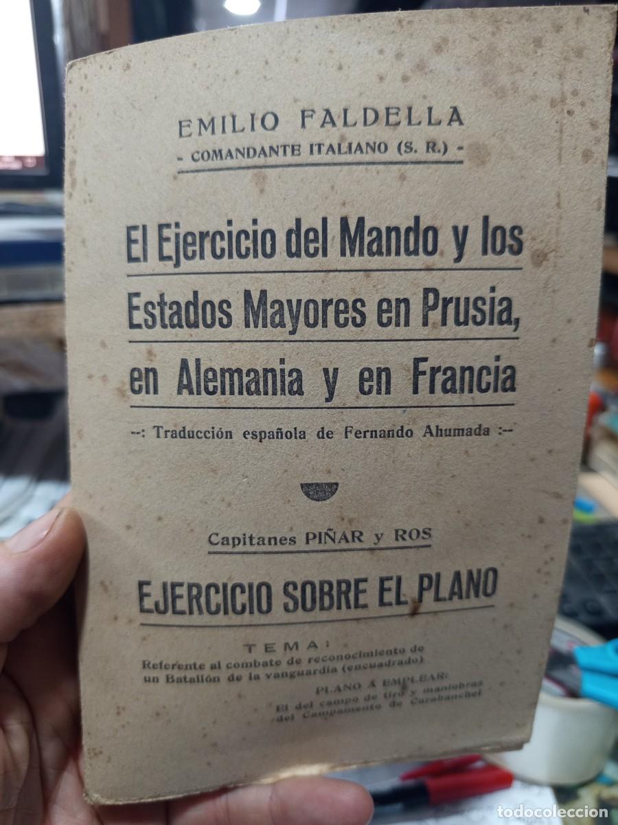 Libros: El ejercicio del mando y los estados mayores en prusia, en Alemania y en Francia. E. Faldella