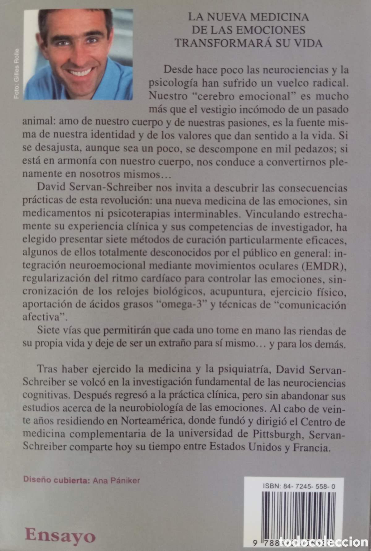Libros: CURACION EMOCIONAL DAVID SERBAN SCHREIBER - Foto 2