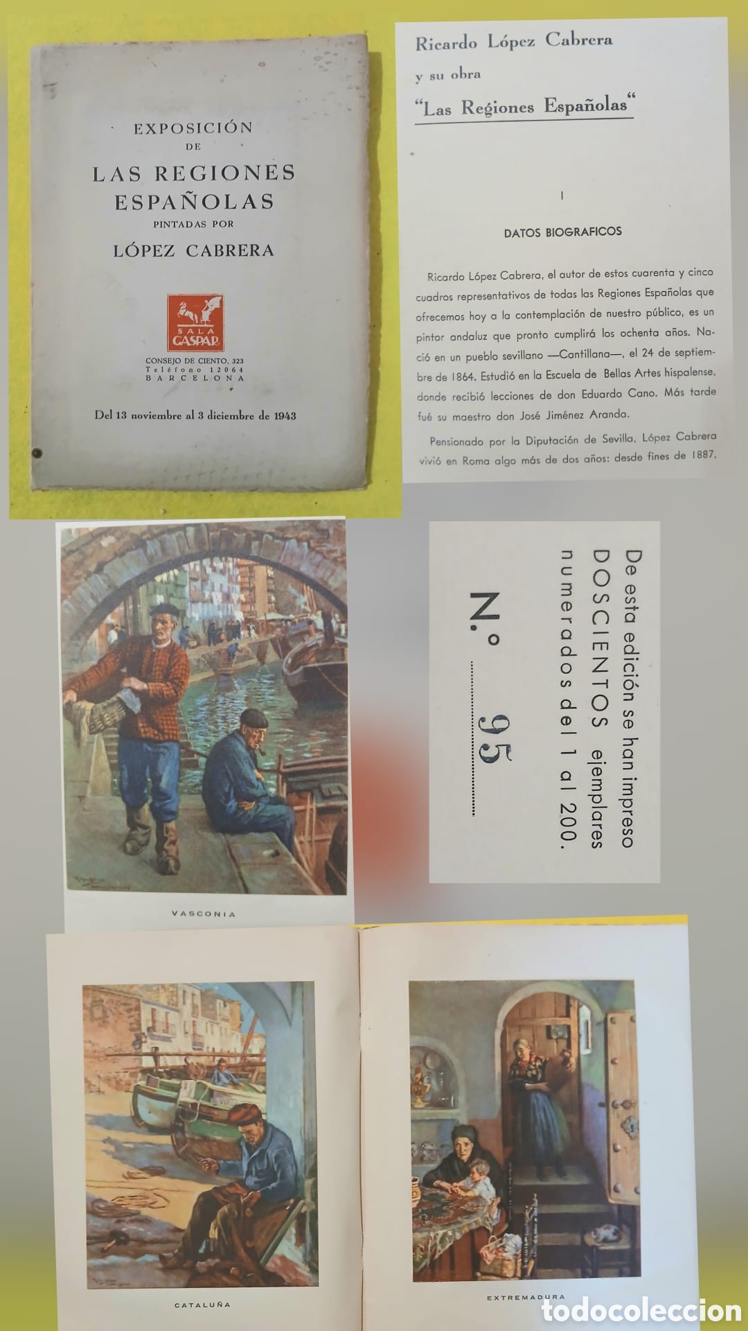 Libros: EXPOSICI&Oacute;N DE LAS REGIONES ESPA&Ntilde;OLAS PINTADAS POR L&Oacute;PEZ CABRERA