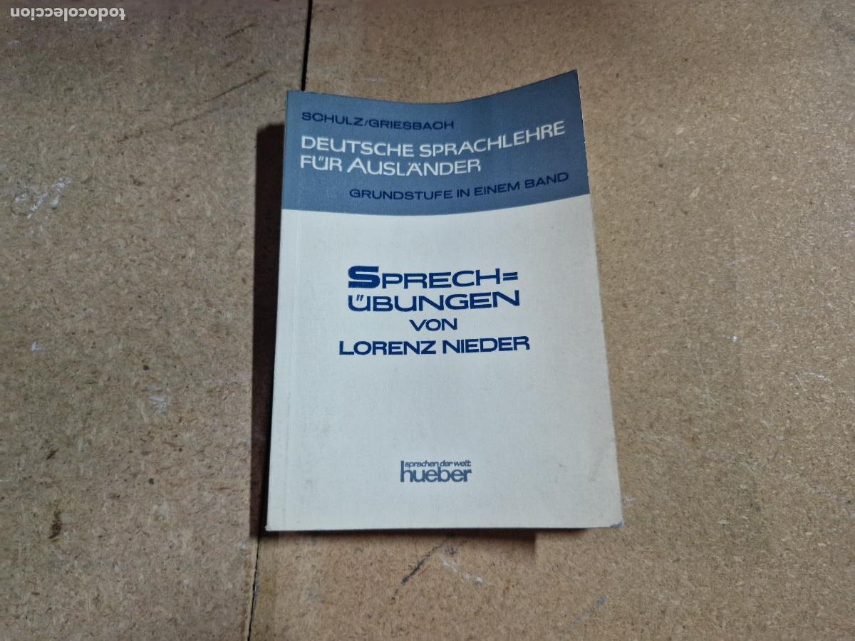 Libros: SPRECH=UBUNGEN VON LORENZN NEIDER.