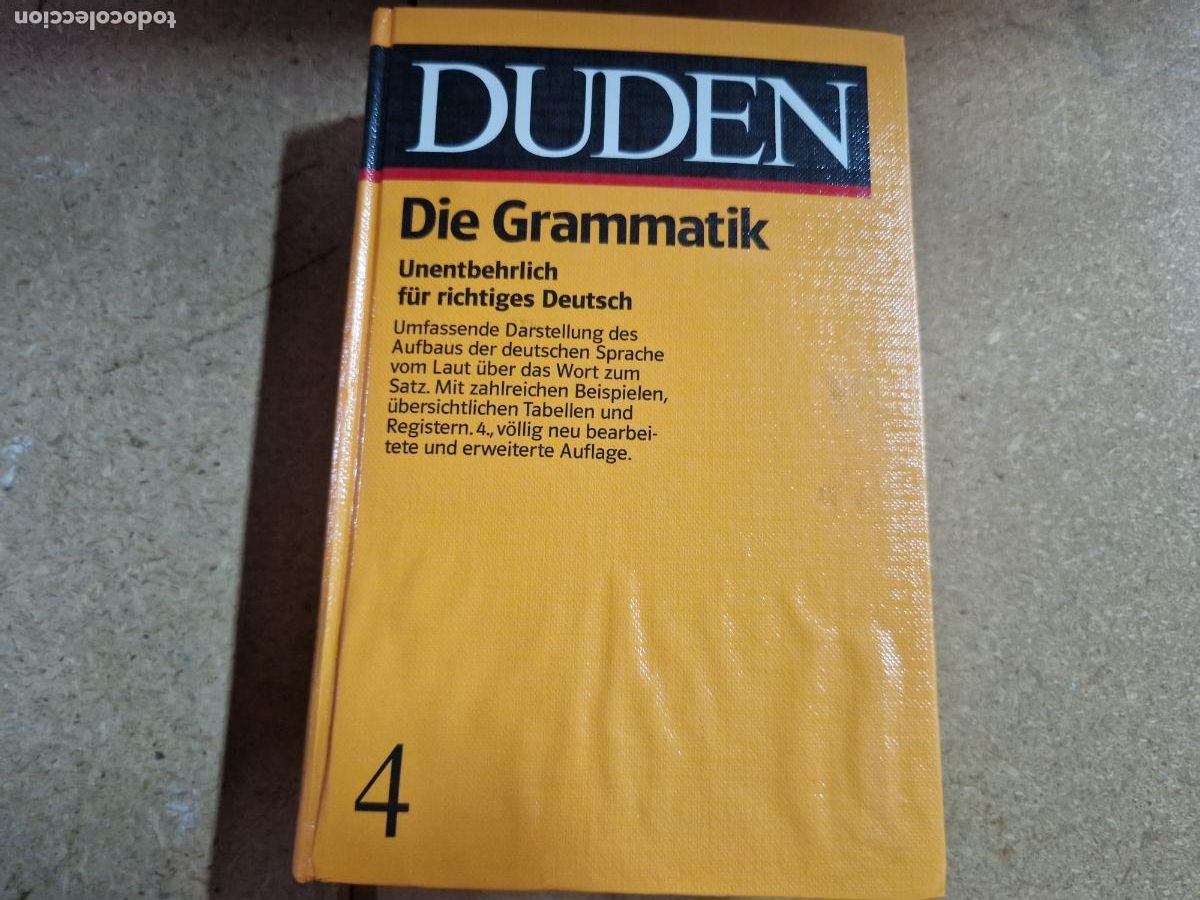 Libros: DUDEN. DIE GRAMMATIK. UNENTBEHRLICH.