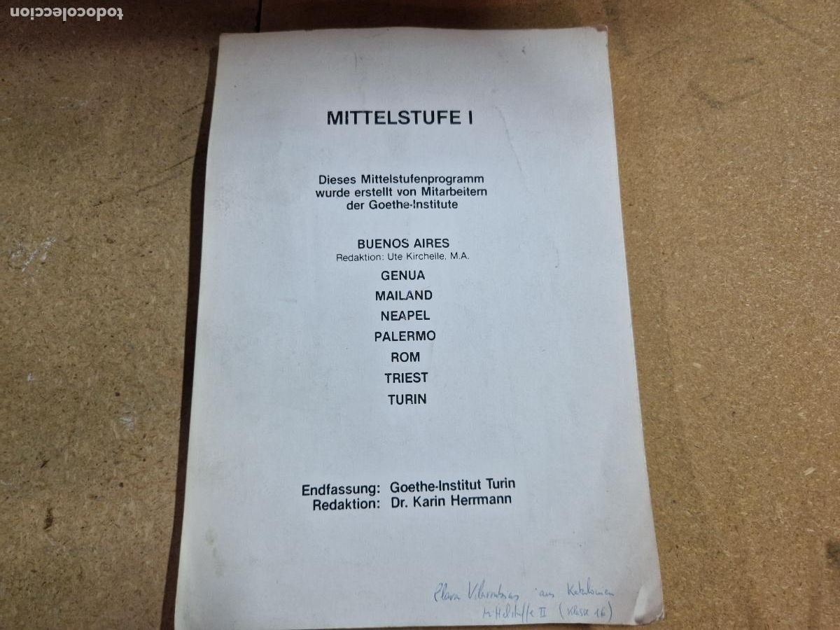 Libros: MITTELSTUFEI. DIESES MITTELSTUFENPROGRAMN.