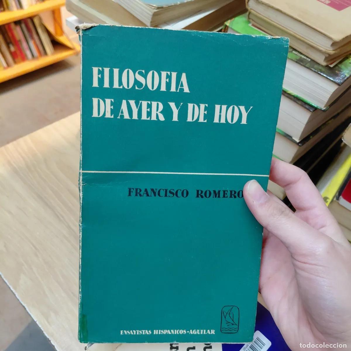 books: Filosofia de ayer y de hoy (det.) - Francisco Romero