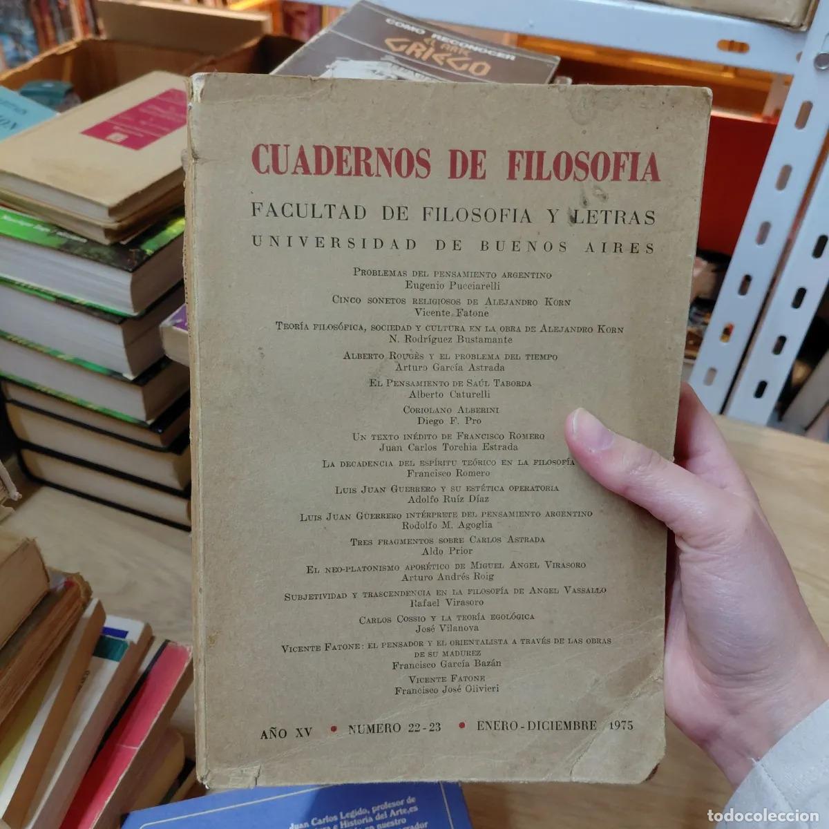 Livres: Cuadernos de filosofia (det.) - VVAA
