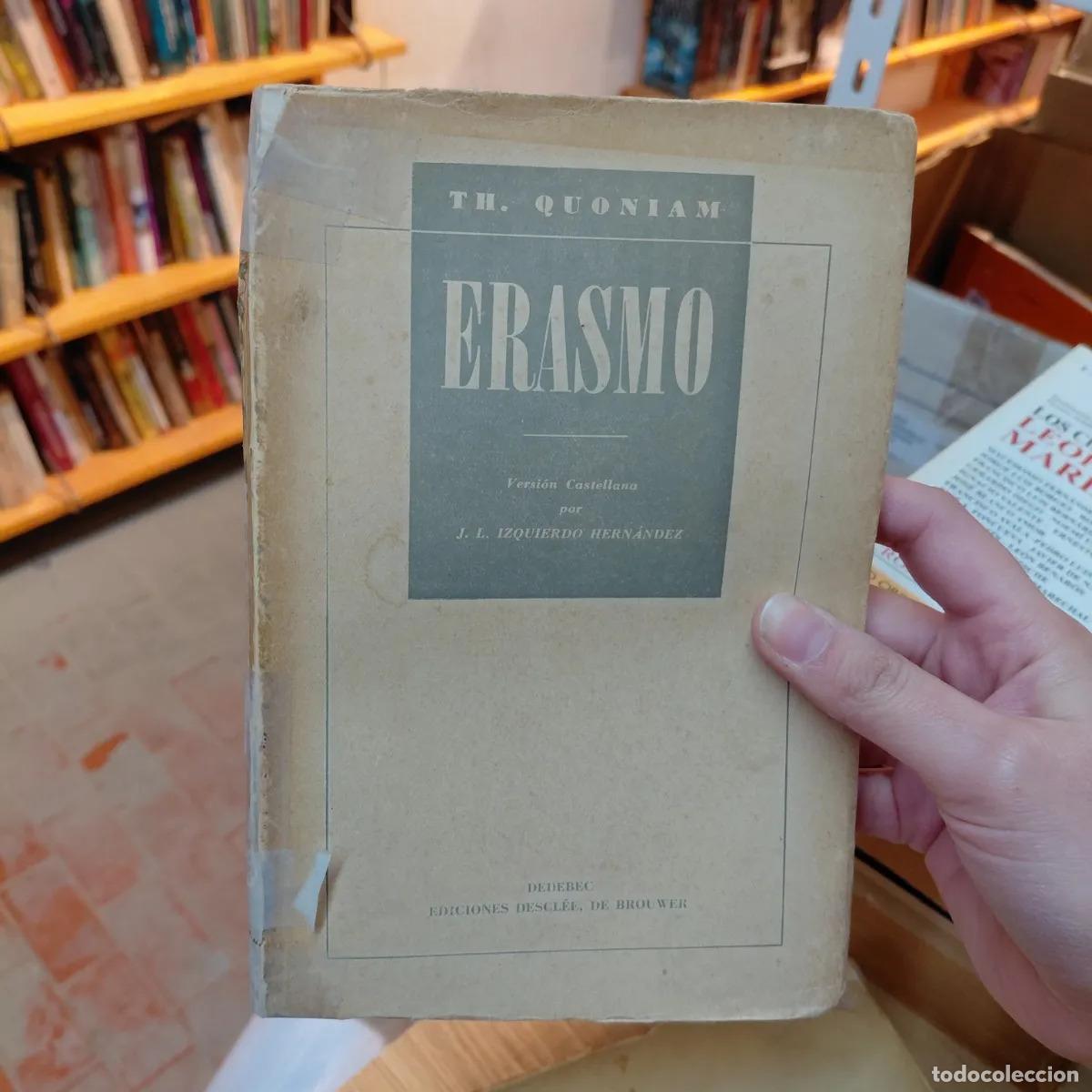 Libros: Erasmo (det.) - Th. Quoniam - Foto 1