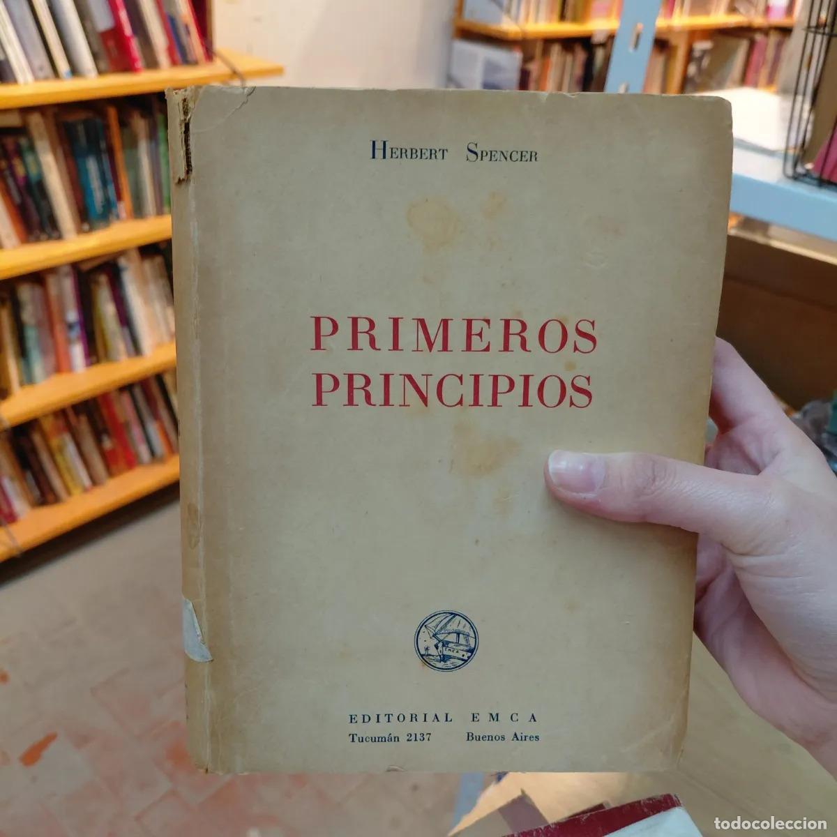 Libros: Primeros principios (det.) - Herbert Spencer - Foto 1