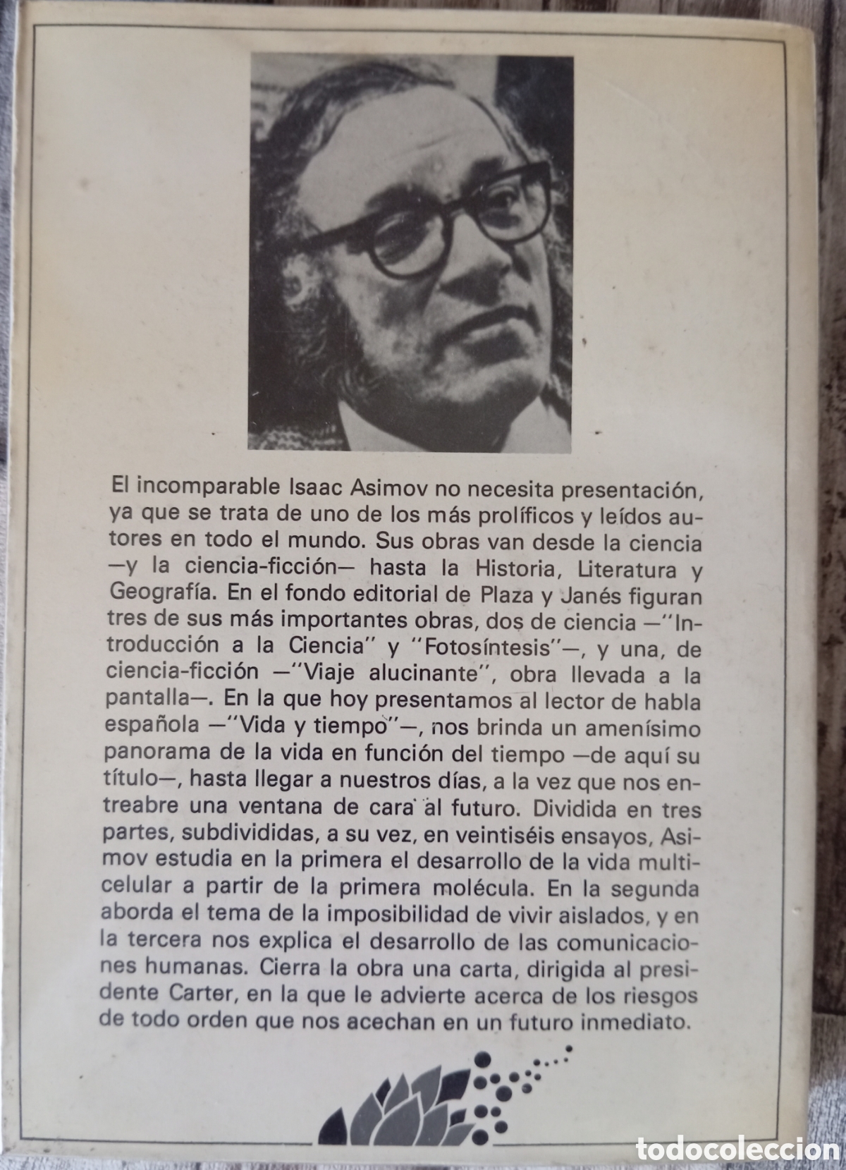Libros: VIDA Y TIEMPO ISAAC ASIMOV - Foto 2