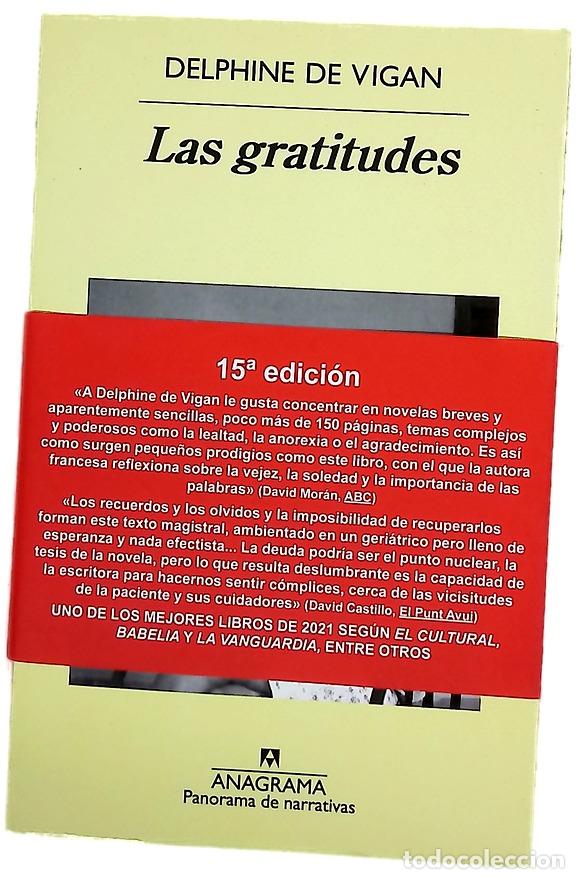 Libros: Las gratitudes - Vigan, Delphine de; Mart&iacute;n S&aacute;nchez, Pablo