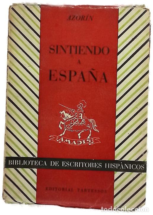 Livros em segunda m&atilde;o: Sintiendo a Espa&ntilde;a - Azorin