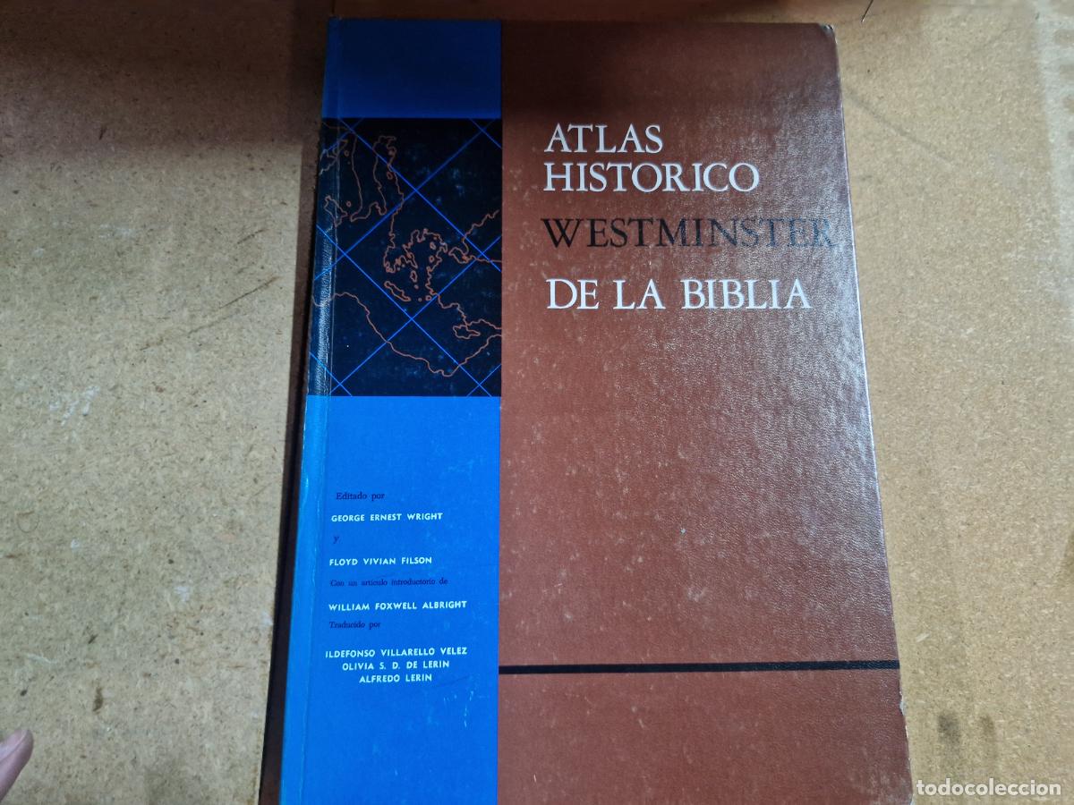 books: ATLAS HISTORICO. WSTMINSTER. DE LA BIBLIA.