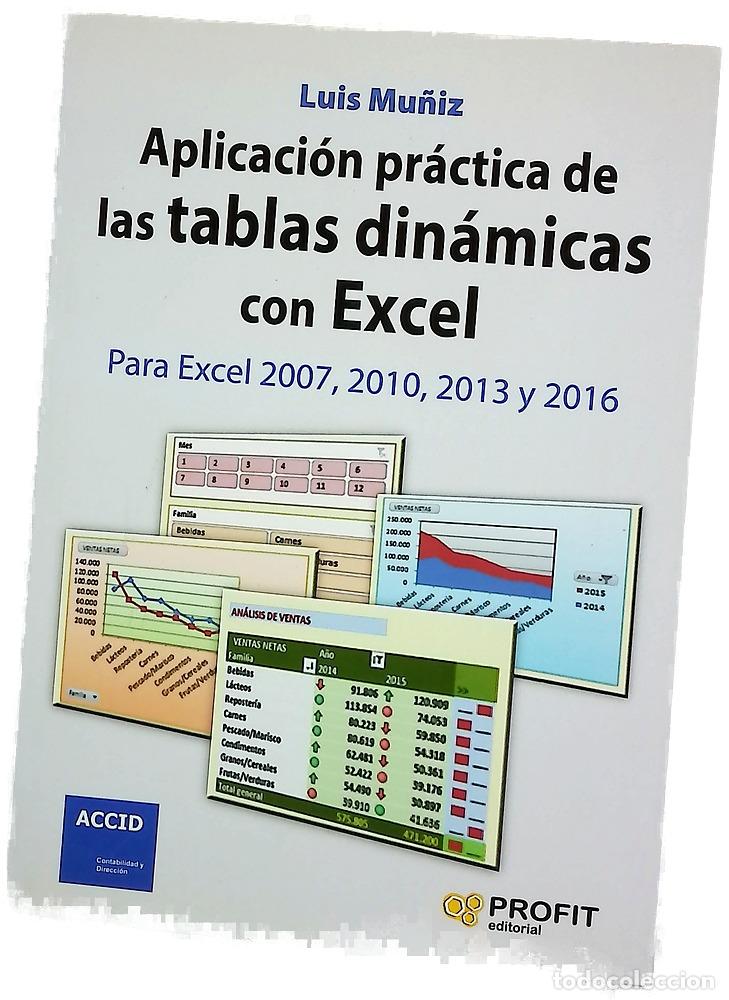 Libros: Aplicaci&oacute;n pr&aacute;ctica de las tablas din&aacute;micas con Excel : para Excel 2007, 2010, 2013 y 2016