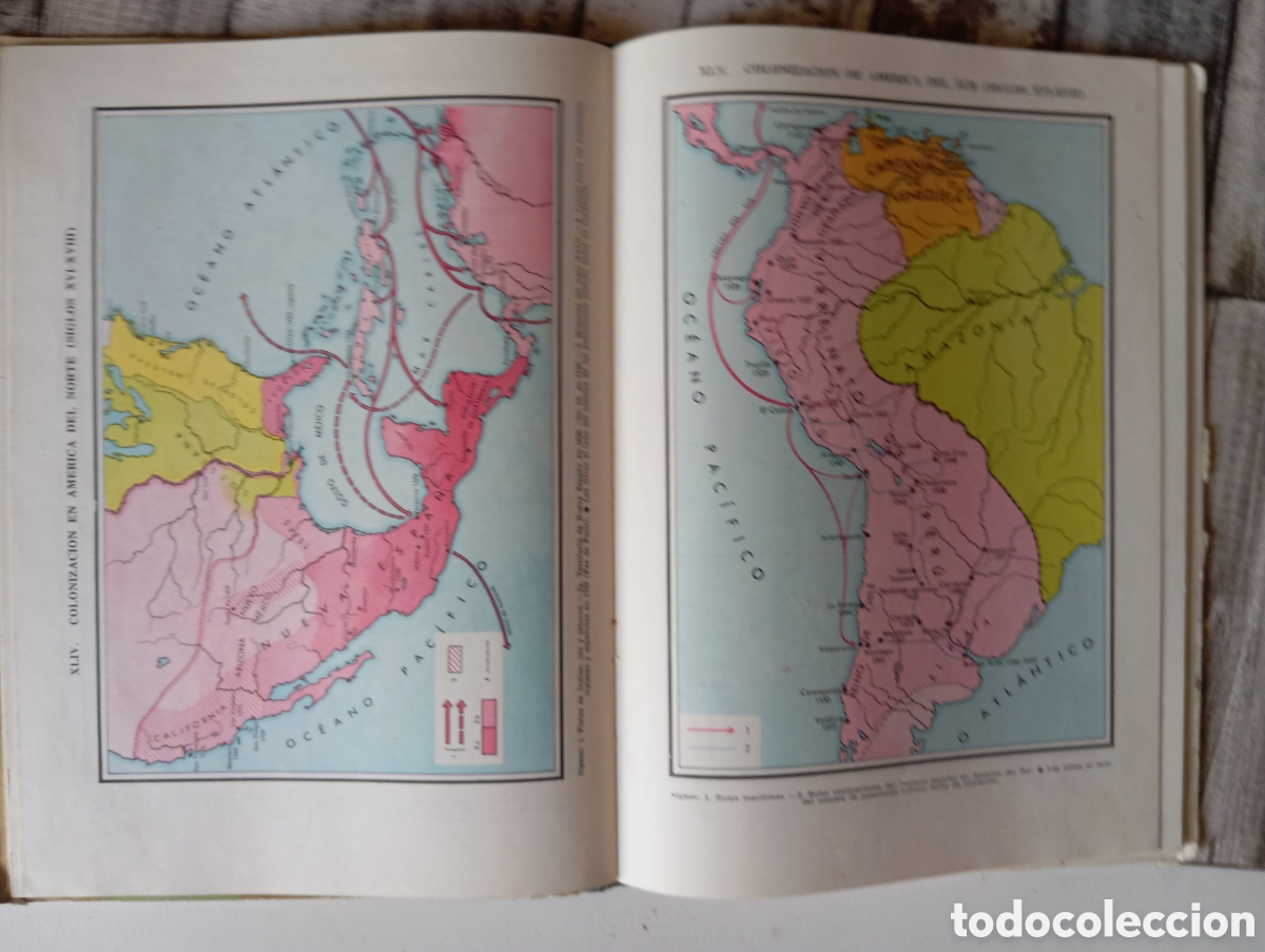 Libros: ATLAS DE HISTORIA UNIVERSAL 1963 TEIDE - Foto 2