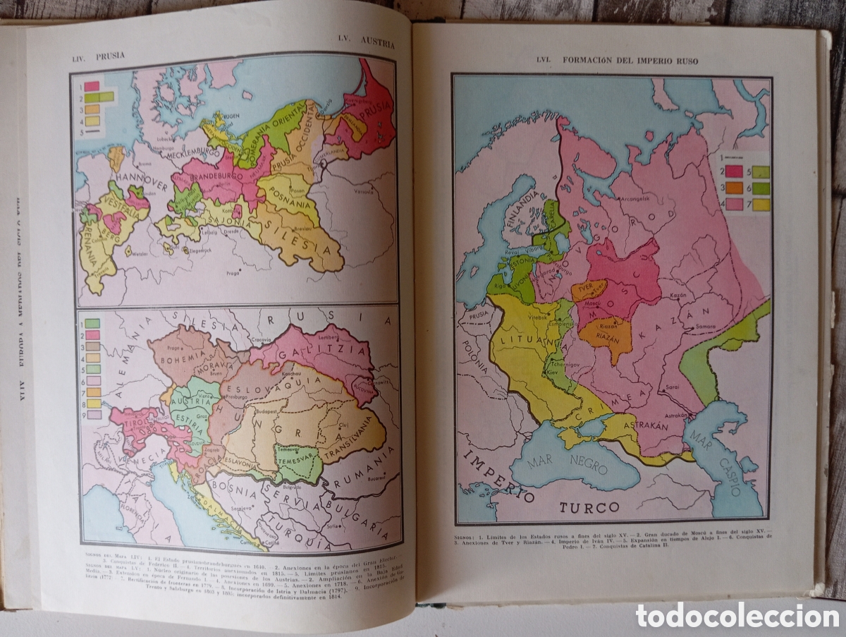 Libros: ATLAS DE HISTORIA UNIVERSAL 1963 TEIDE - Foto 3