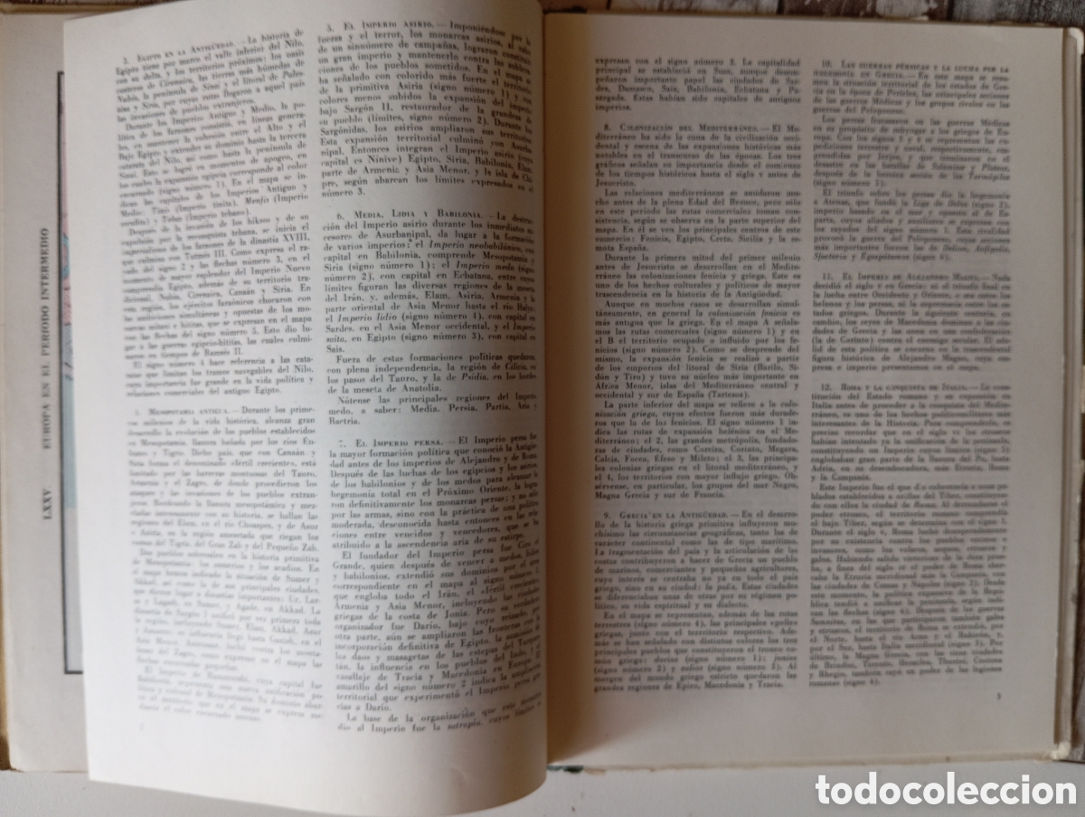 Libros: ATLAS DE HISTORIA UNIVERSAL 1963 TEIDE - Foto 4