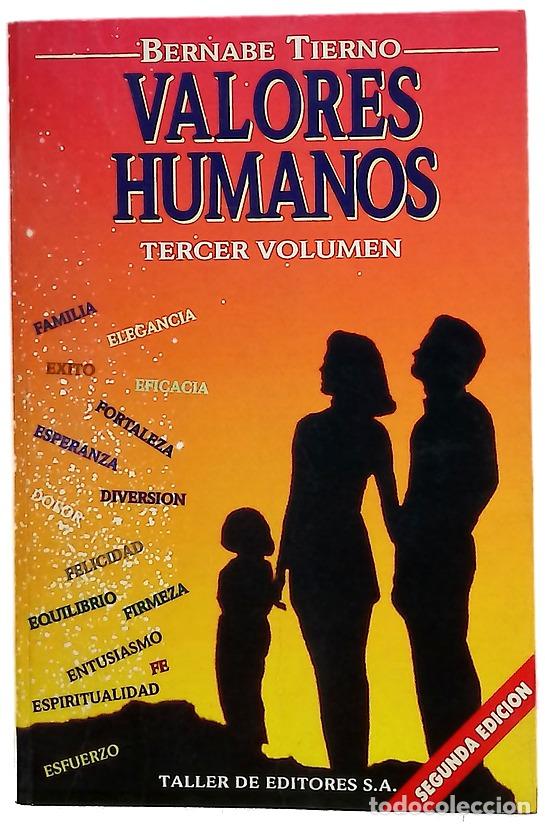 Libros: Valores humanos - Tierno, Bernab&eacute;