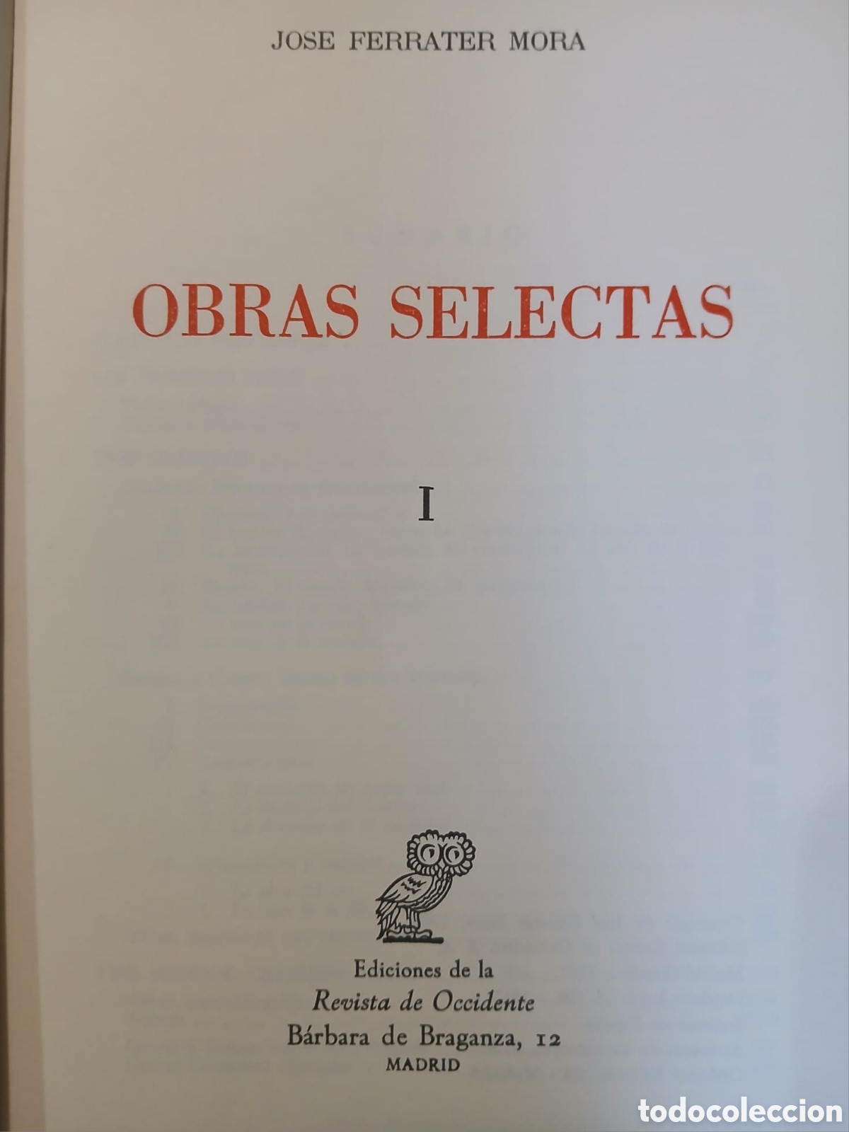 Libros: Obras selectas Jos&eacute; Ferrater Mora - Foto 3