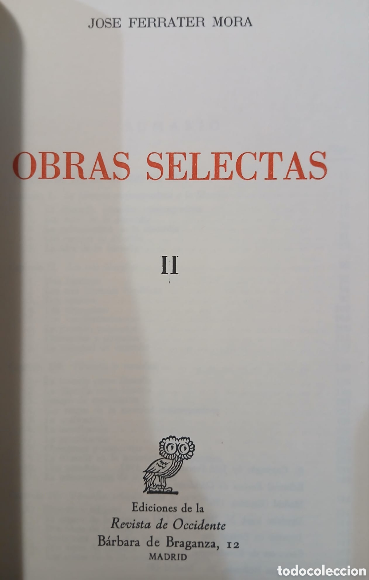 Libros: Obras selectas Jos&eacute; Ferrater Mora - Foto 6