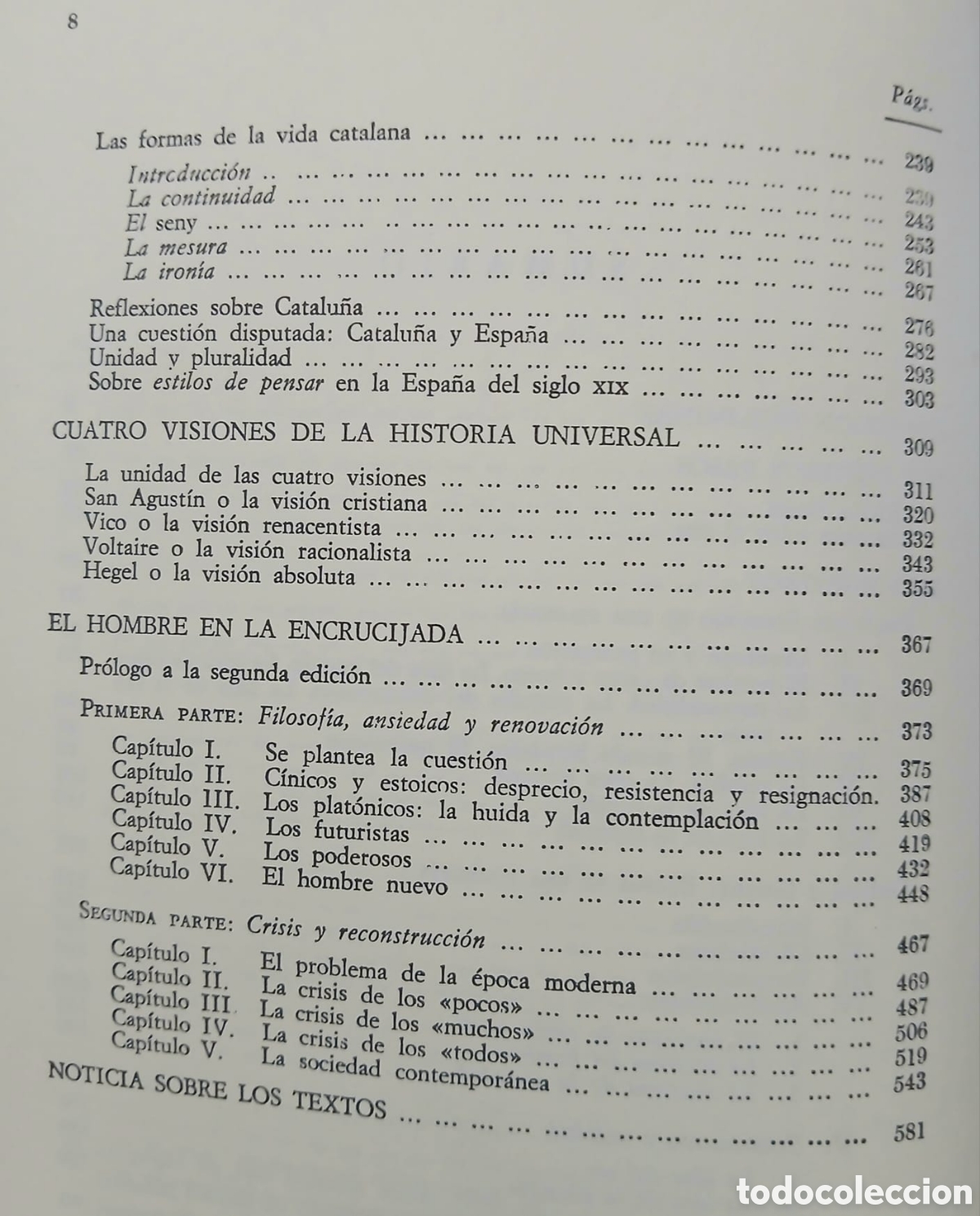 Libros: Obras selectas Jos&eacute; Ferrater Mora - Foto 8