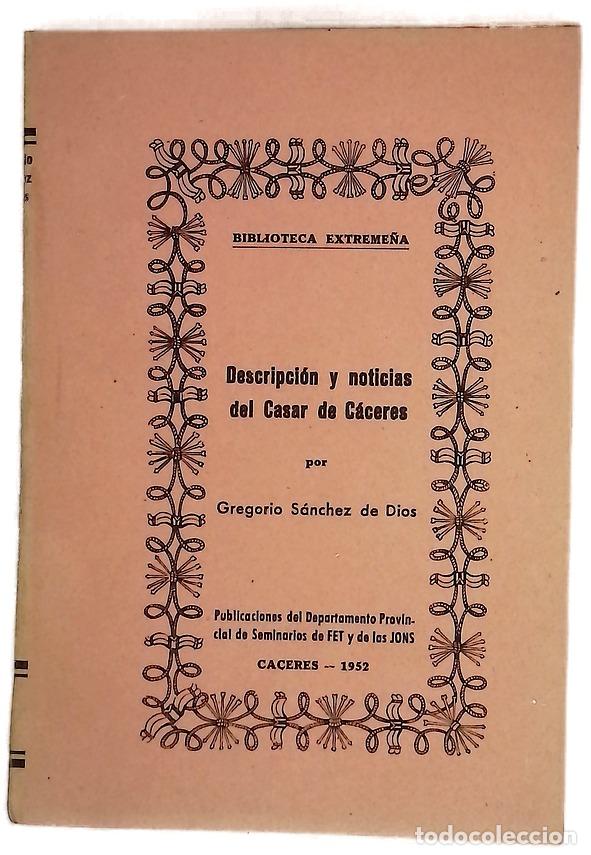Livros em segunda m&atilde;o: Descripci&oacute;n y noticias del Casar de C&aacute;ceres
