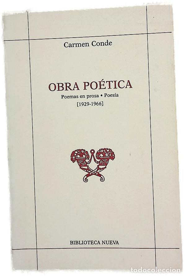 Livros em segunda m&atilde;o: Obra po&eacute;tica (1929-1966) - Conde, Carmen
