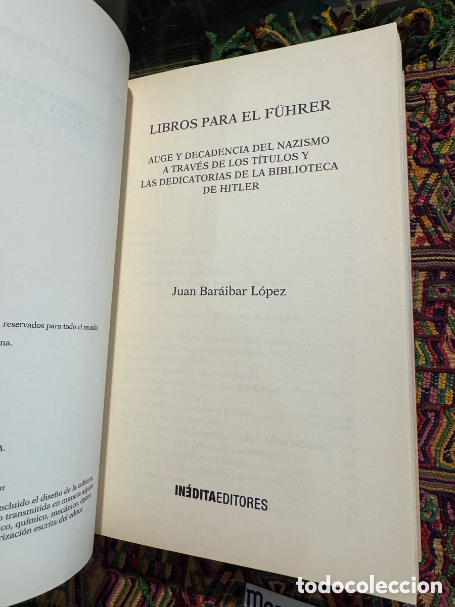 Libros: Libros para el fuhrer Juan Baraibar - Foto 6