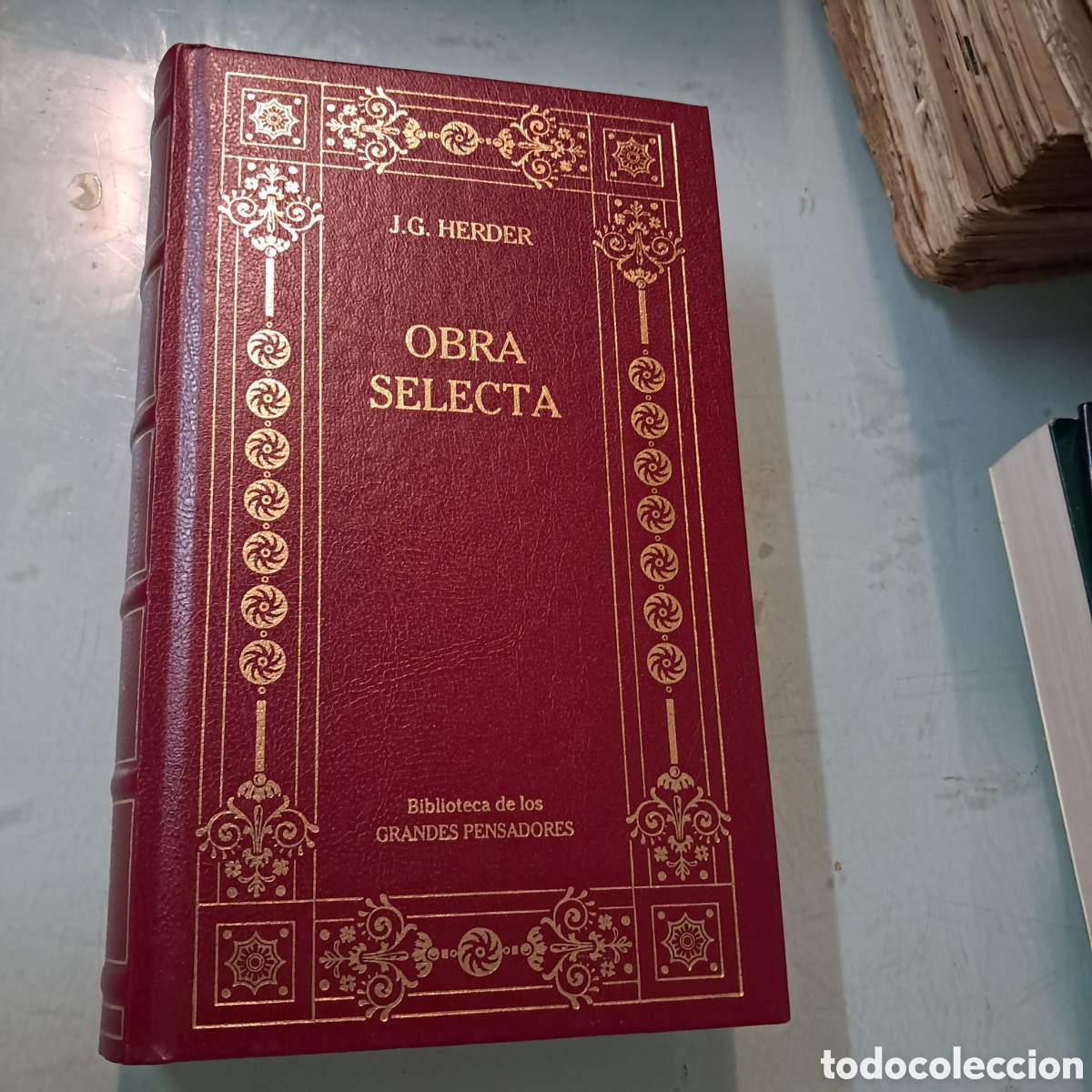Libros: J.G.Herder, Obra selecta,Biblioteca de grandes pensadores