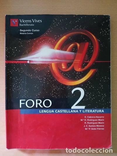 Libri di seconda mano: Foro 2. Lengua Castellana y Literatura- 9788431669225