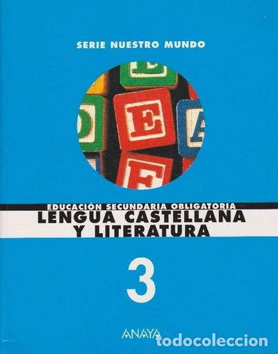 Libros: Lengua castellana y literatura 3- 9788420778303
