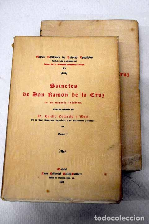 Libri di seconda mano: Sainetes de don Ram&oacute;n de la Cruz