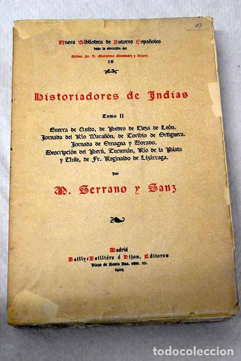 Libri di seconda mano: Historiadores de Indias, tomo II