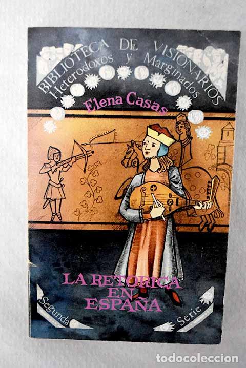 Libros: La ret&oacute;rica en Espa&ntilde;a