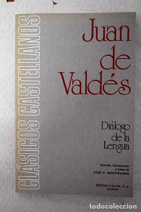 Libros: Di&aacute;logo de la lengua.- Vald&eacute;s, Juan de