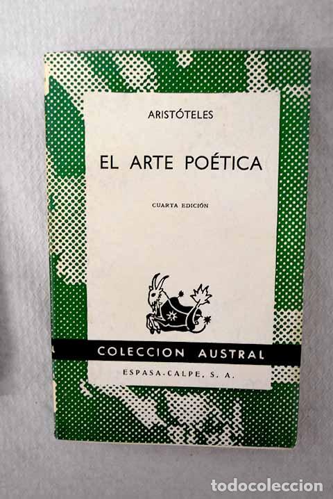 books: El Arte Po&eacute;tica: Arist&oacute;teles.- Arist&oacute;teles