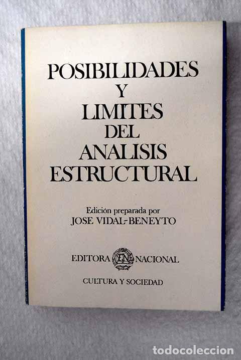 books: Posibilidades y l&iacute;mites del an&aacute;lisis estructural