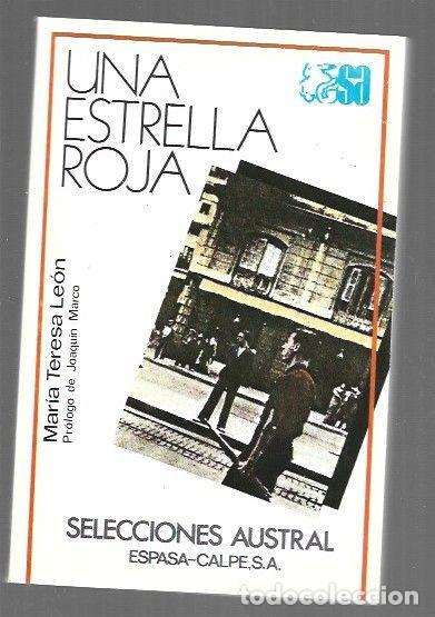 Libros: ESTRELLA ROJA - UNA - LEON, MARIA TERESA - Foto 1