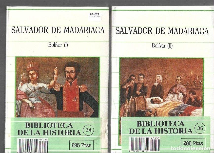 Livros em segunda m&atilde;o: BOLIVAR (2 TOMOS) - MADARIAGA, SALVADOR DE