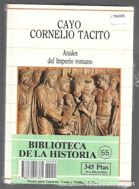 Libros: ANALES DEL IMPERIO ROMANO - CAYO CORNELIO TACITO - Foto 1