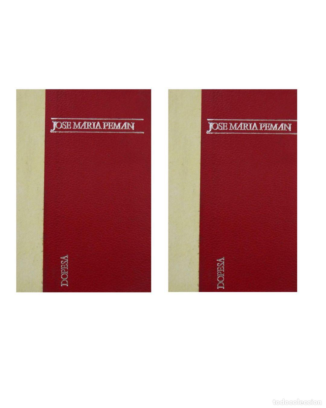 Libros: JOS&Eacute; MAR&Iacute;A PEM&Aacute;N. OBRAS SELECTAS TOMO I Y IV - JOS&Eacute; MAR&Iacute;A PEM&Aacute;N