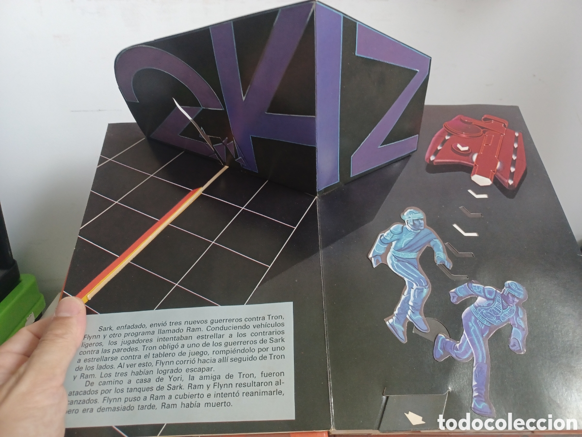 Libros: Tron. Libro Pop-up/ Montena, 1982? - Foto 4