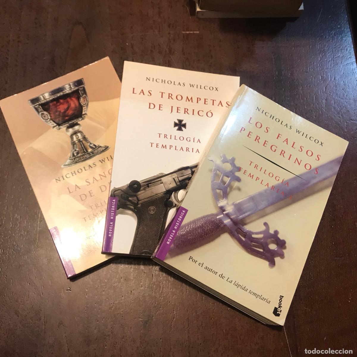 Livros em segunda m&atilde;o: Los falsos peregrinos. Las trompetas de Jeric&oacute;. La sangre de Dios. 3 vols - Nicholas Wilcox