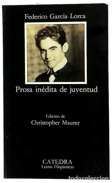 Libros: Prosa in&eacute;dita de juventud
