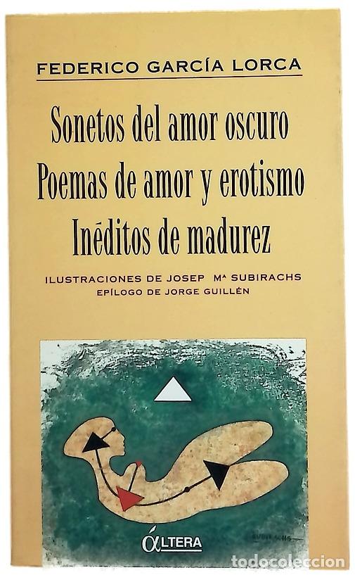 Libros: Sonetos del amor oscuro Poemas de amor y erotismo ; In&eacute;ditos de madurez