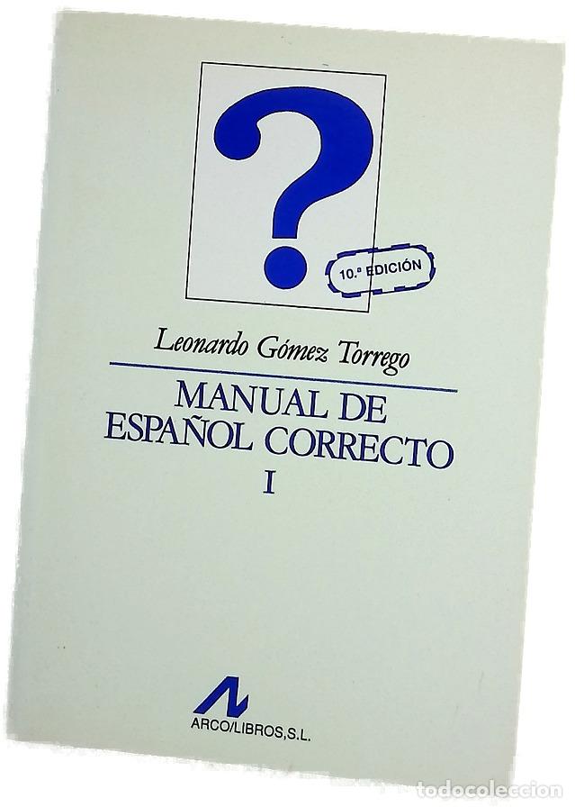 Libros: Manual de español correcto, volumen I