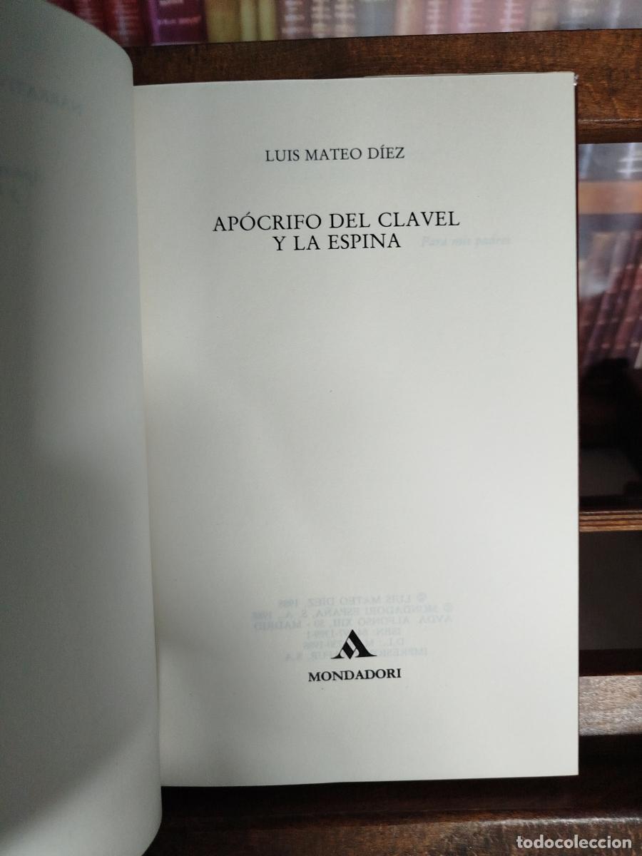 Libros: Ap&oacute;crifo del clavel y la espina - D&iacute;ez, Luis Mateo - Foto 5