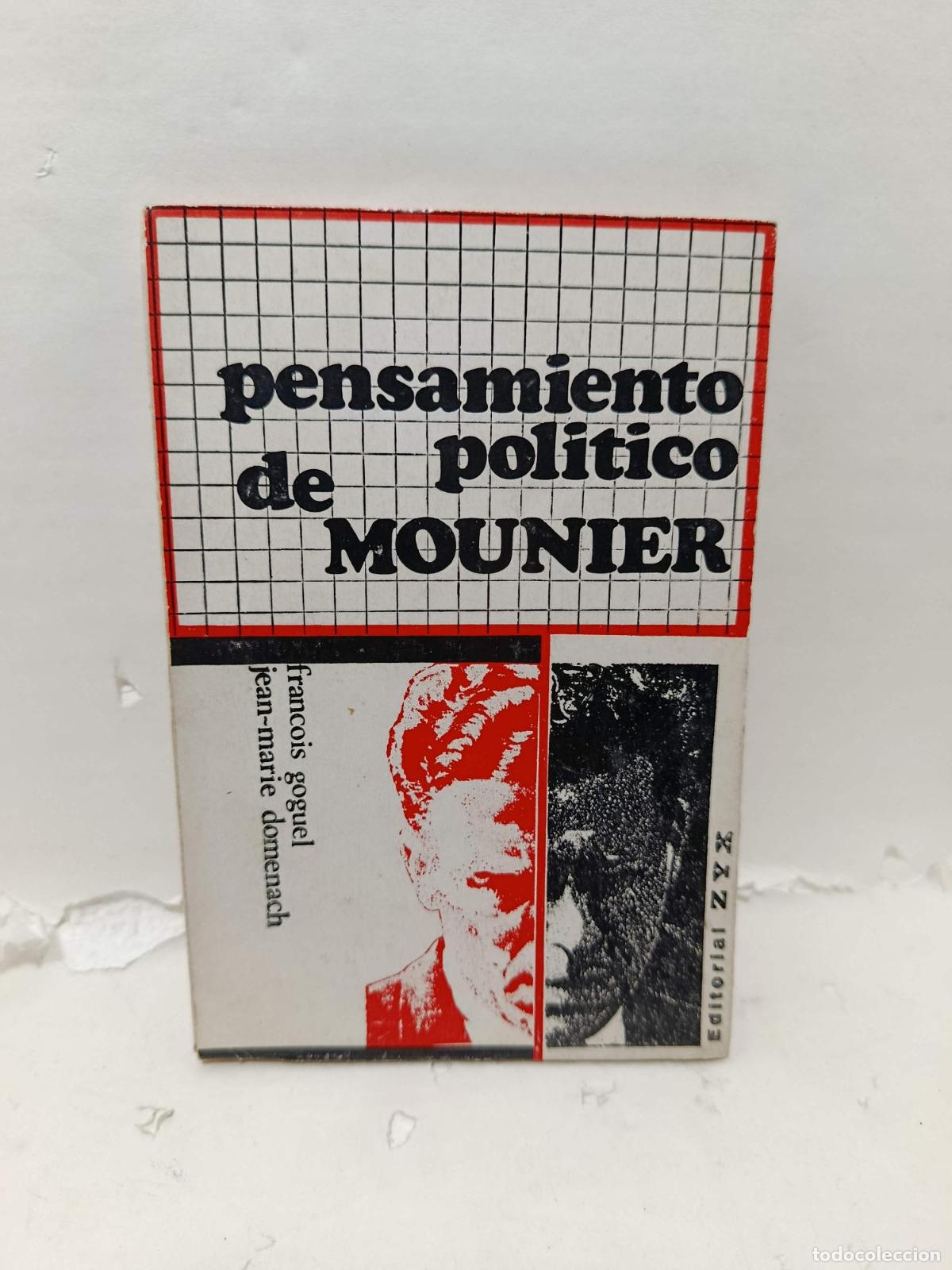 Livros em segunda m&atilde;o: PENSAMIENTO POL&Iacute;TICO DE MOUNIER - Fran&ccedil;ois Goguel; Jean-Marie Domenach