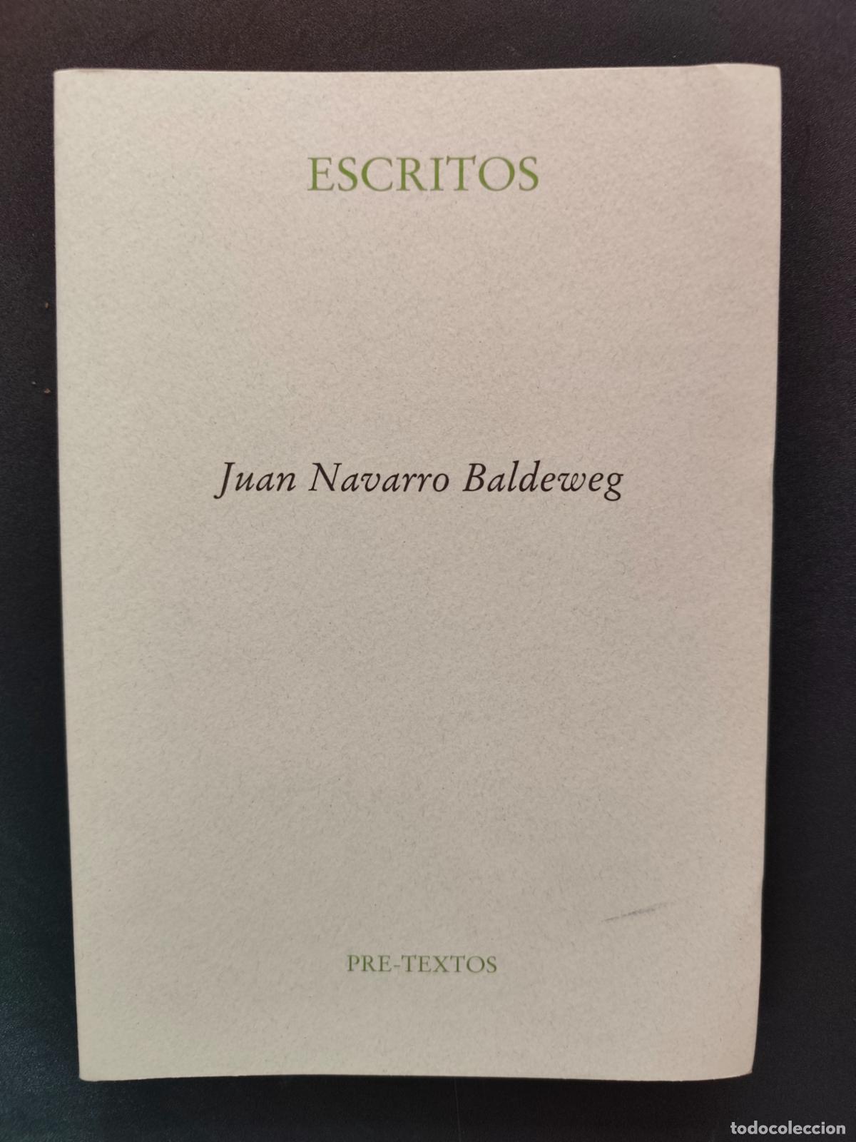 Livros em segunda m&atilde;o: Juan Navarro Baldeweg - Escritos