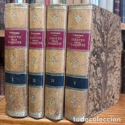 Libros: DIRITTO DELLE PANDETTE. Traduzione dei professori Carlo Fadda e Paolo Emilio Bensa - WINDSCHEID, Ber