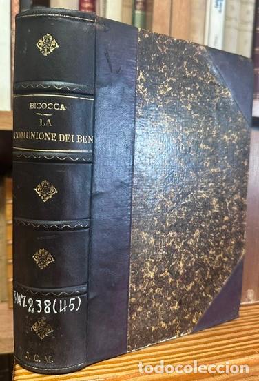 Libros: LA COMUNIONE DEI BENI NEL CODICE CIVILE ITALIANO - PATERNO-CASTELLO DI BICOCCA, Luigi