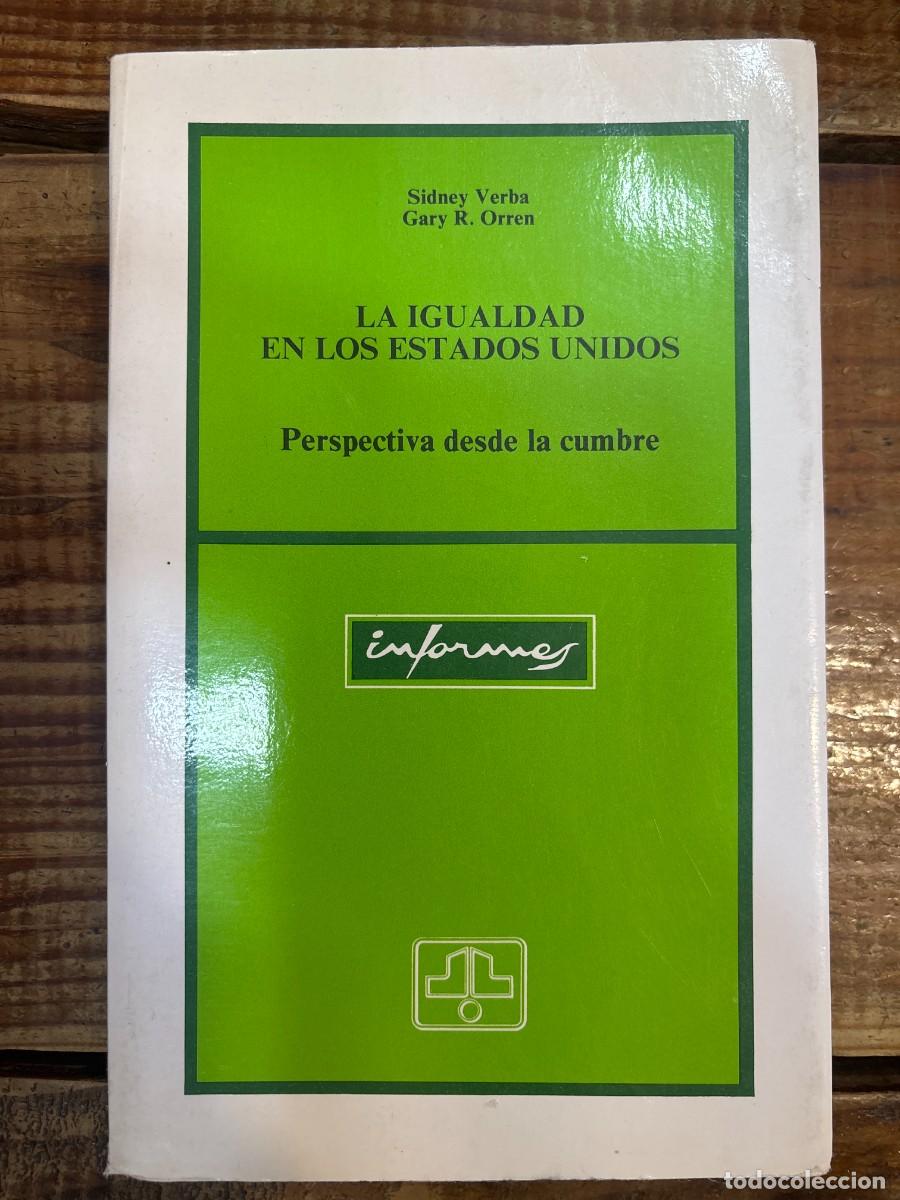 Libros: Igualdad en los Estados Unidos, la TRSAA VERBA, SIDNEY; ORREN, GARY R.