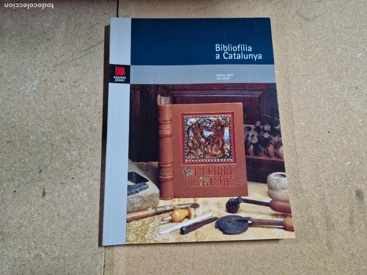 Libros: BIBLIOFILIA A CATALUNYA. NADAL 2001. ANY XXXV.